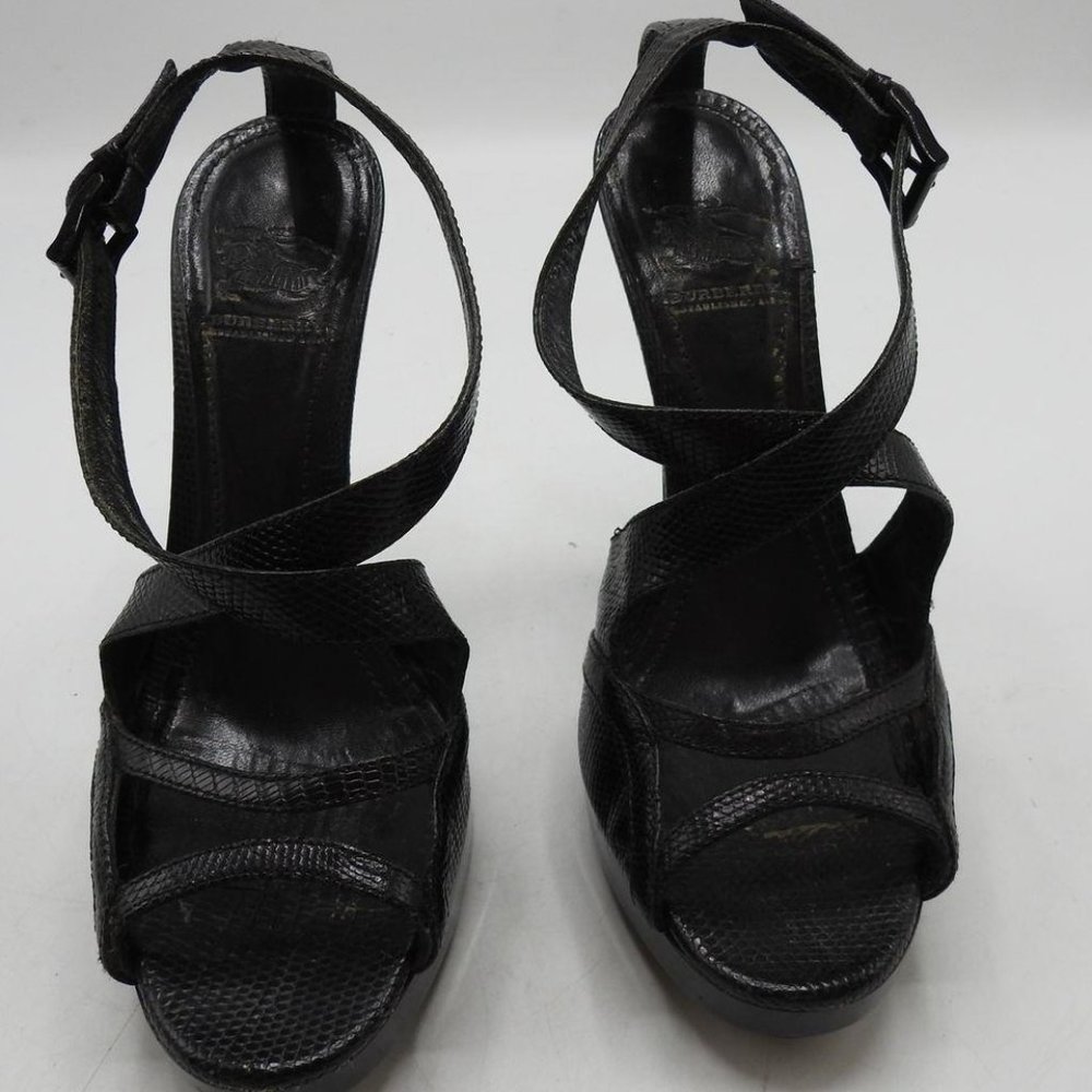 Burberry Python🔥5" Platform Heels